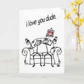 Ich Liebe dir Typ Karte (Gelbe Blume)