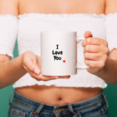 Ich LIEBE DIR Valentinstag Kaffee Tasse