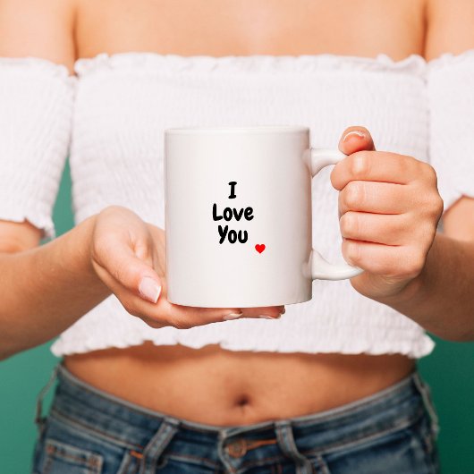 Ich LIEBE DIR Valentinstag Kaffee Tasse