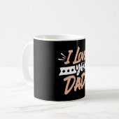 Ich Liebe dir Vater Kaffeetasse (Vorderseite Links)