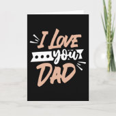 Ich Liebe dir Vater Karte (Vorderseite)
