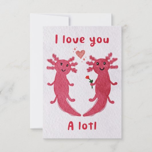 Ich Liebe dir viel! Jubiläum/Valentinenkarte (Vorderseite)