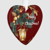 Ich Liebe dir Weihnachten Ornament (Vorderseite)