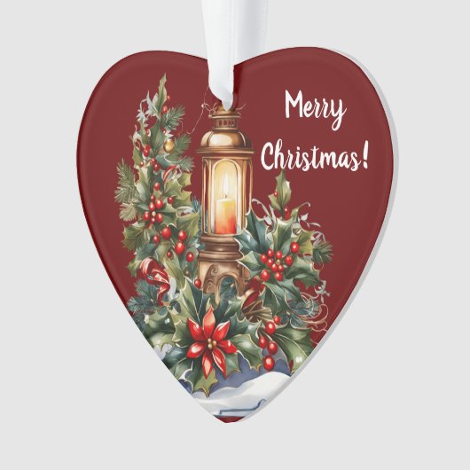 Ich Liebe dir Weihnachten Ornament (Vorderseite)