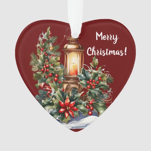 Ich Liebe dir Weihnachten Ornament (Vorderseite)