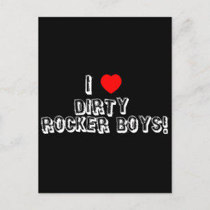 Ich Liebe Dirty Rocker Boys! Postkarte