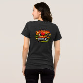 Ich liebe Discgolf Tri-Blend Shirt (Rückseite voll)