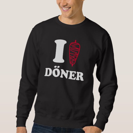Ich Liebe Doner Sweatshirt (Vorderseite)