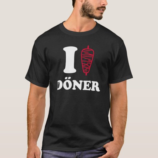 Ich Liebe Doner T-Shirt (Vorderseite)