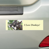 Ich Liebe Donkeys! Autoaufkleber (Auf Auto)