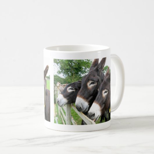 Ich Liebe Donkeys! Kaffeetasse (VorderseiteRechts)