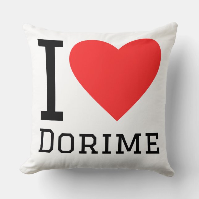 Ich liebe dorime kissen (Vorderseite)