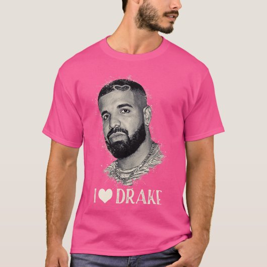 Ich liebe Drake T-Shirt (Vorderseite)