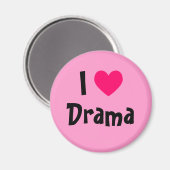 Ich liebe Drama Magnet (Vorderseite/Rückseite)
