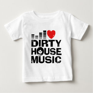 Ich liebe dreckige Housemusik Baby T-shirt
