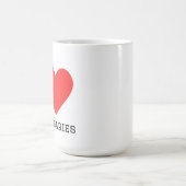 Ich liebe Dromedare Kaffeetasse (Mittel)
