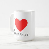 Ich liebe Dromedare Kaffeetasse (Vorderseite Links)