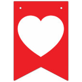 Ich LIEBE DU Banner Bunt (Erste Fahne)