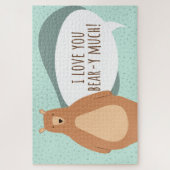 Ich Liebe, du Bär-y-Much-Valentins Jigsaw-Puzzle Puzzle (Vertikal)