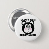 Ich Liebe, du beargst dich sehr. Button (Vorne & Hinten)