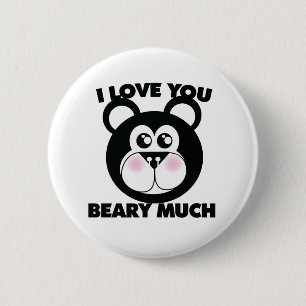 Ich Liebe, du beargst dich sehr. Button