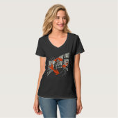 Ich Liebe, du fischen T-Shirt (Vorderseite Vollansicht)