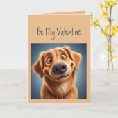 Ich Liebe, du goofy in Liebe Hundeherzen Karte (Gelbe Blume)