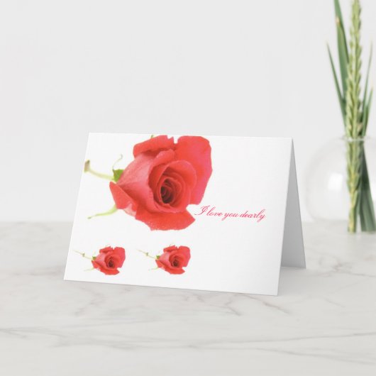 Ich Liebe, du grüßt Karten (Vorderseite)