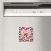 Ich Liebe, du hast dich sehr gebeugt! Hintergrund  Magnet (In Situ (Geschirrspüler))