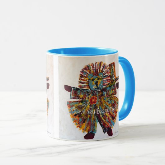 "Ich Liebe, du hast dich sehr gebeugt!" Tasse von (VorderseiteRechts)