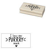 Ich Liebe, du hast viel geraubt Gummistempel (Stempel)