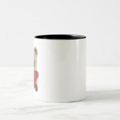 Ich Liebe, du hast viel Niedlichen Teddybär Zweifarbige Tasse (Mittel)