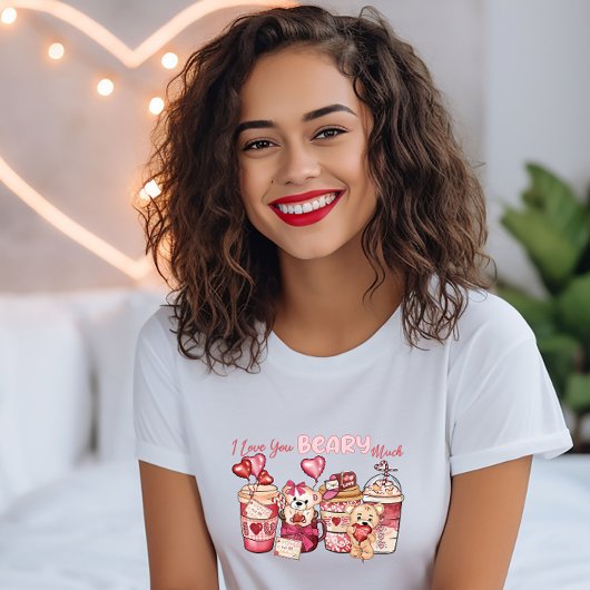 Ich Liebe, du hast viel zu tun, rosa Valentin. T-Shirt