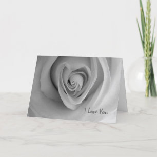 Ich Liebe, du hörst gestaltete Rose Valentine Feiertagskarte