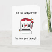 Ich Liebe, du liebst Karte (Vorderseite)