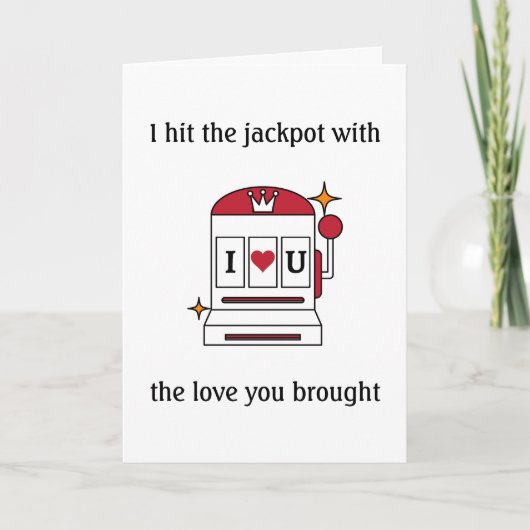 Ich Liebe, du liebst Karte (Vorderseite)