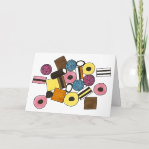 Ich Liebe, du lizensierst Allsorts Candy Valentins Feiertagskarte