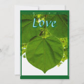 Ich Liebe, du magst die Bäume Liebe der Sonne Dankeskarte (Vorderseite)