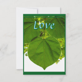 Ich Liebe, du magst die Bäume Liebe der Sonne Dankeskarte