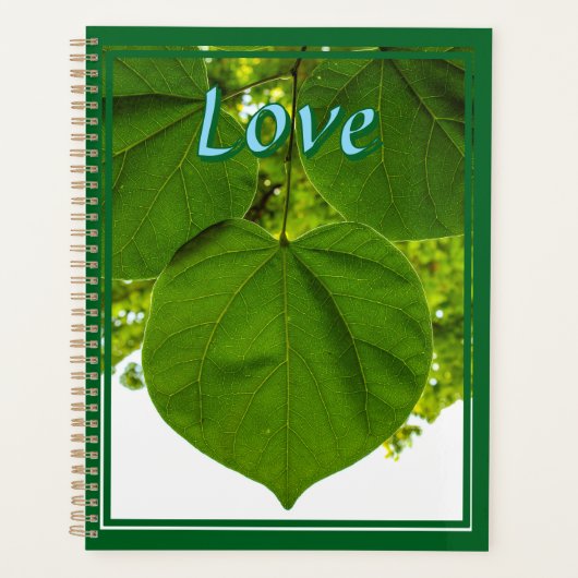 Ich Liebe, du magst die Bäume Liebe der Sonne Planer (Vorderseite)