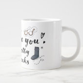 Ich Liebe, du magst Dobby Lieben Socken Jumbo-Tasse (Rechts)