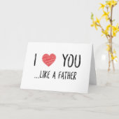 Ich Liebe, du magst einen Vater, Vatertag Karte (Gelbe Blume)