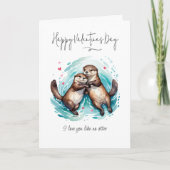 Ich Liebe, du magst keinen anderen Valentinstag Karte (Vorderseite)