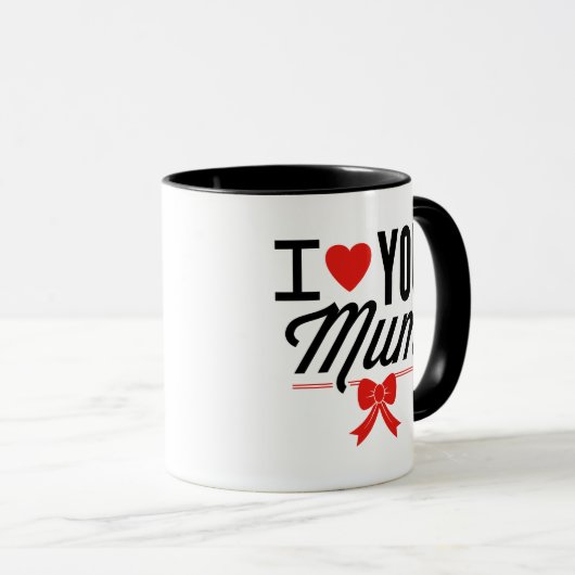 Ich Liebe, du Mama Coffee Tasse (VorderseiteRechts)