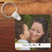 Ich Liebe, du Mama, die Foto Schlüsselanhänger Mut (Vorderseite)