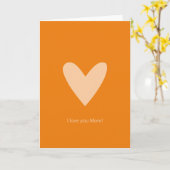 Ich Liebe, du Mama, die Herzkarte! Karte (Gelbe Blume)