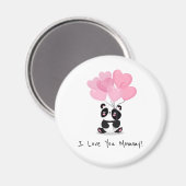 Ich Liebe, du Mama-Muttertag | Magnet (Vorderseite/Rückseite)