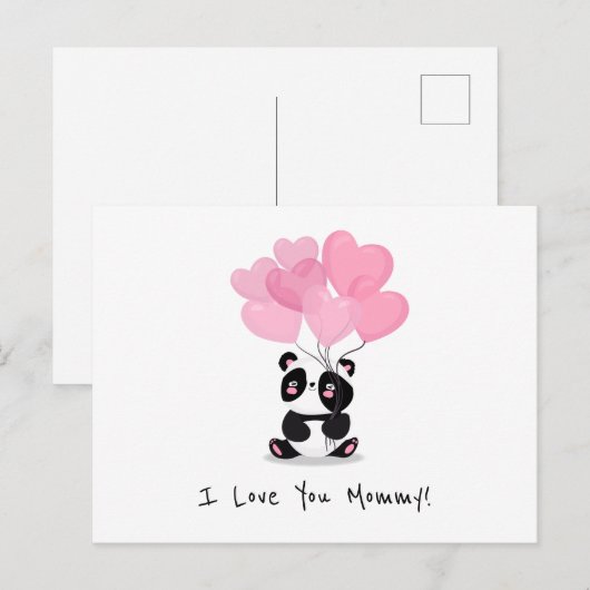 Ich Liebe, du Mama-Muttertag | Postkarte (Vorne/Hinten)