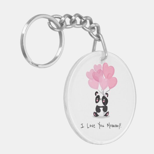 Ich Liebe, du Mama-Muttertag | Schlüsselanhänger (Vorderseite links)