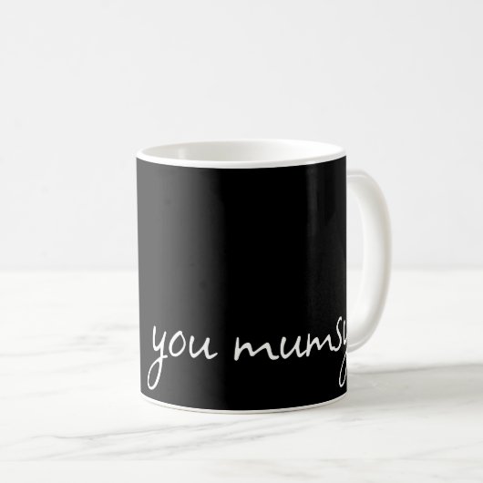 Ich Liebe, du Mumsy! Kaffeetasse (VorderseiteRechts)